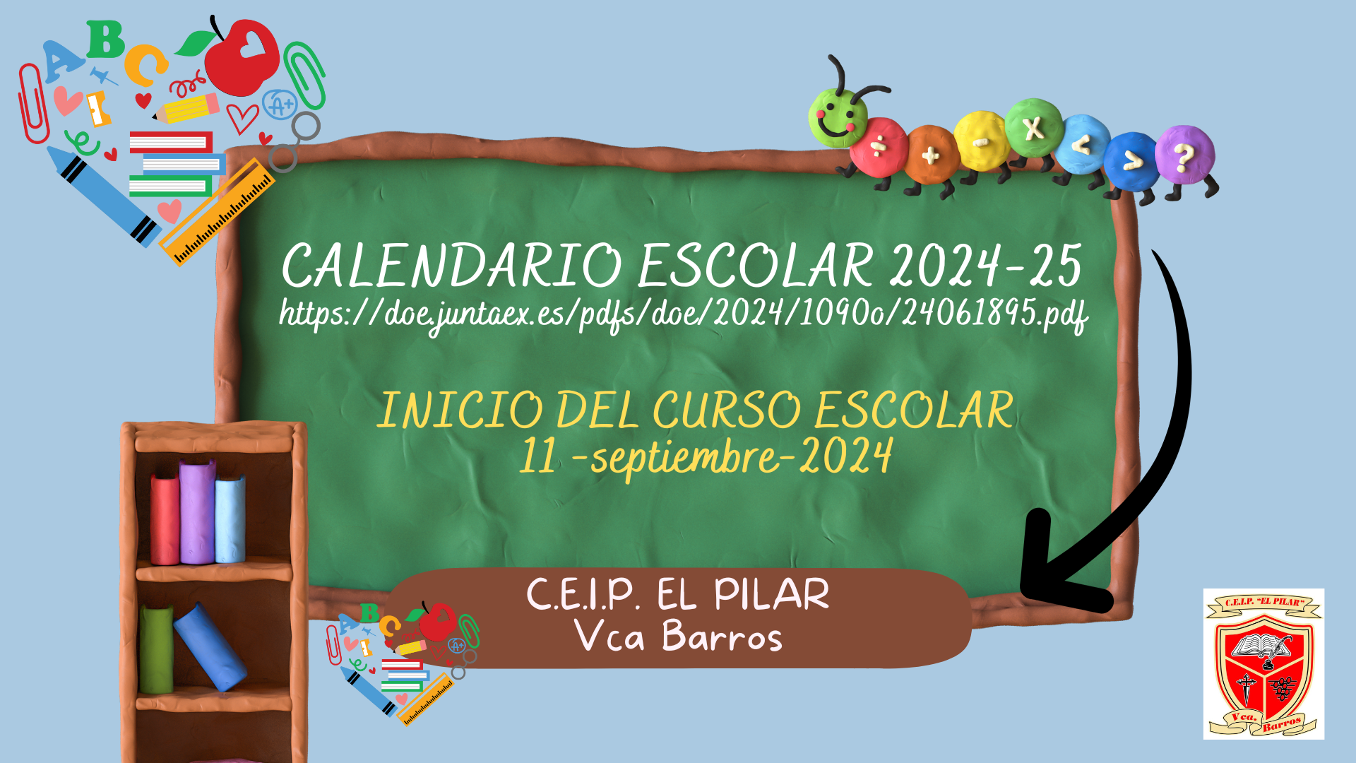 CALENDARIO ESCOLAR 2024 25